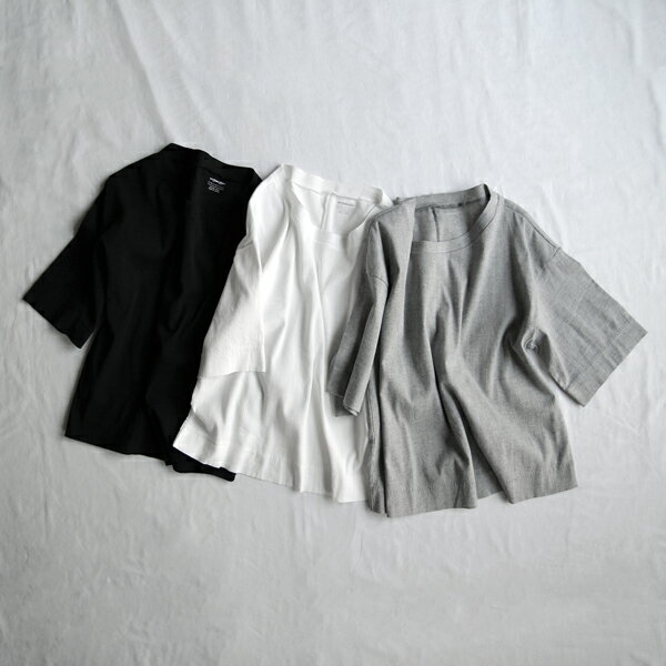 7月上旬発送予定！BIWACOTTON (ビワコットン) 半袖BIG-Tシャツ 1 ホワイト/トップモク/ブラック ビッグTシャツ/ステテコ生地/滋賀/伝統/ギフト【メール便】