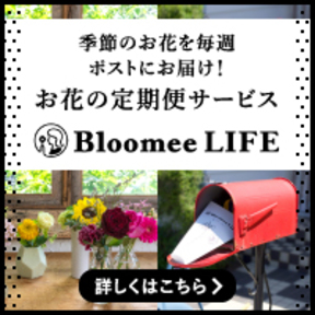 「Bloomee LIFE」ポストにお花が届く新体験！お花の定期便
